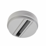 3-Phasen Schienensystem, D Line Aufbau-Adapter für Leuchten, Fenstergrau RAL 7040, 220-240 V/AC