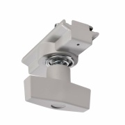 3-Phasen Schienensystem, D Line Montageadapter für Zusatzkomponenten max. 10kg, M6, Fenstergrau RAL