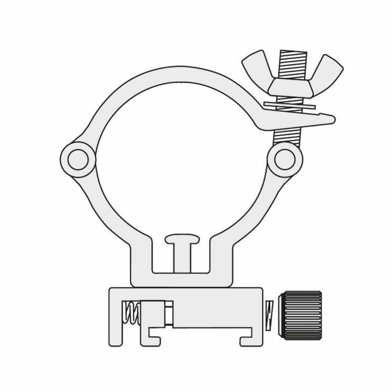 Deko-Light 3-Phasen Schienensystem, D Line Truss Adapter, Silber