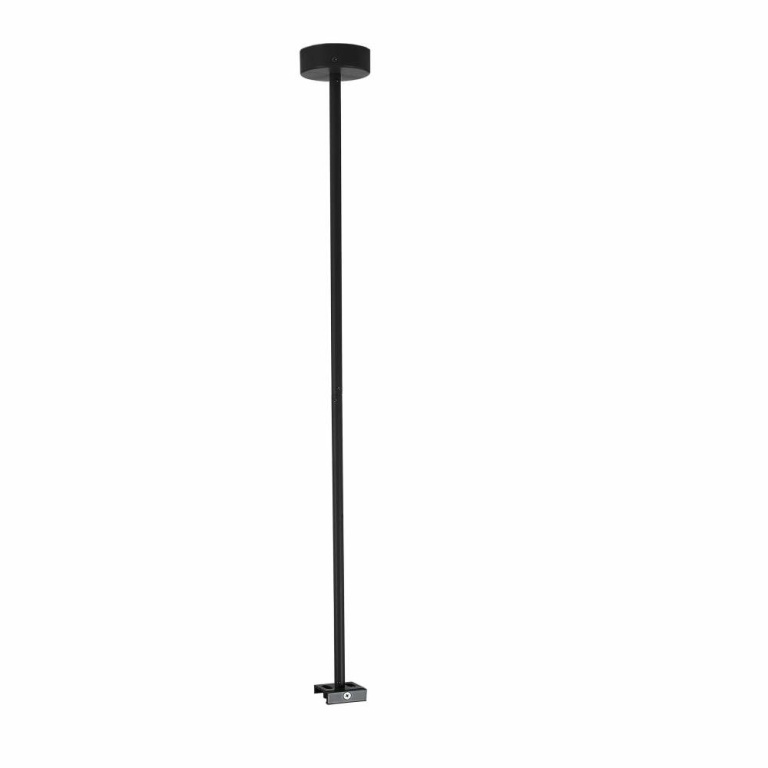 Deko-Light 3-Phasen Schienensystem, Deckenabhängung starr (63,5cm) für 3-Phasen Leuchte D Line, Graphitschwarz