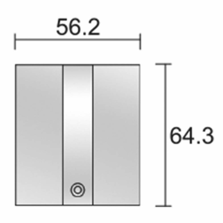 Deko-Light 3-Phasen Schienensystem, D Line Abdeckblende Einspeiser links/rechts, Verkehrsweiß RAL 9016