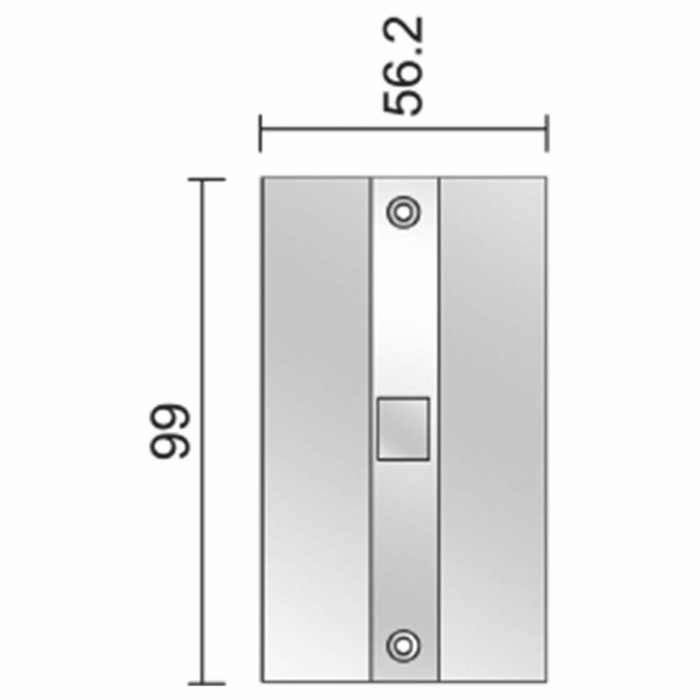 Deko-Light 3-Phasen Schienensystem, D Line Abdeckblende Längsverbinder, Verkehrsweiß RAL 9016