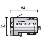 3-Phasen Schienensystem, D Line 3-Phasen Adapter für Leuchtenmontage inkl. Montagezubehör, Verkehrsw