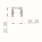 1-Phasen Schienensystem, D One Aufbaustromschiene 3m, weiß, Weiß, 220-240 V/AC