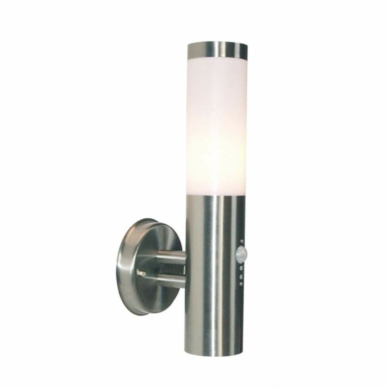 Deko-Light Wandaufbauleuchte, Nova II Motion, 1x max. 40 W E27, Silber, 220-240 V/AC, 50 / 60 Hz