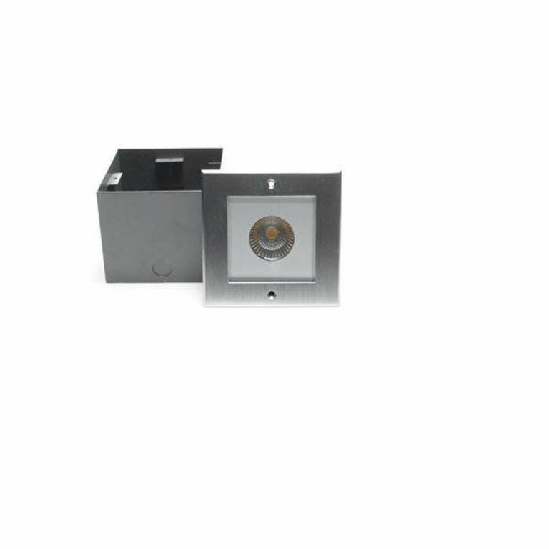 Deko-Light Bodeneinbauleuchte, Square COB I, 7,7 W, 3000 K, Silber, 220-240 V/AC, 50 / 60 Hz