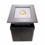 Bodeneinbauleuchte, Square COB I, 7,7 W, 3000 K, Silber, 220-240 V/AC, 50 / 60 Hz