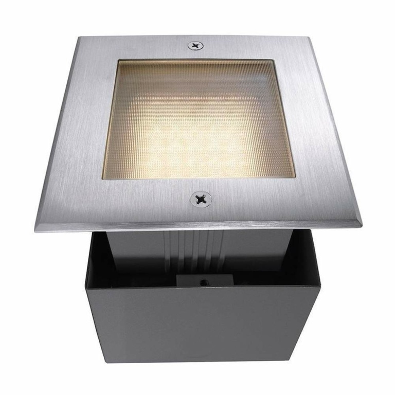 Deko-Light Bodeneinbauleuchte, Square II, 3,2 W, 3000 K, Silber, 220-240 V/AC, 50 / 60 Hz