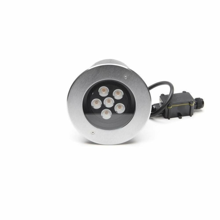 Deko-Light Bodeneinbauleuchte, HP I, 7,6 W, 3000 K, Silber, 220-240 V/AC, 50 / 60 Hz