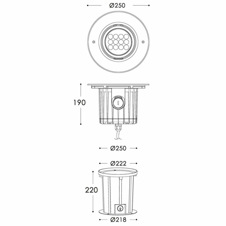 Deko-Light Bodeneinbauleuchte, Soft Flex, 18 W, 3000 K, Silber, 220-240 V/AC, 50 / 60 Hz