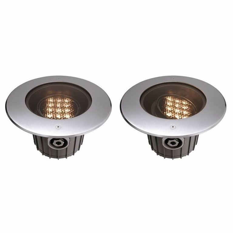 Deko-Light Bodeneinbauleuchte, Soft Flex, 18 W, 3000 K, Silber, 220-240 V/AC, 50 / 60 Hz