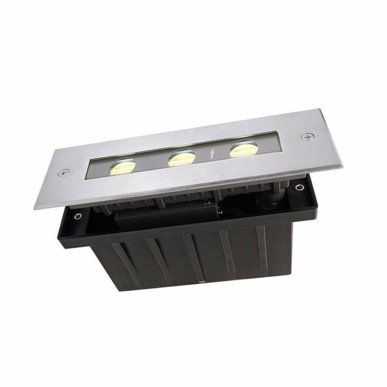 Deko-Light Bodeneinbauleuchte, Line I, 5,5W, 3000 K, Silber, 220-240 V/AC, 50 / 60 Hz