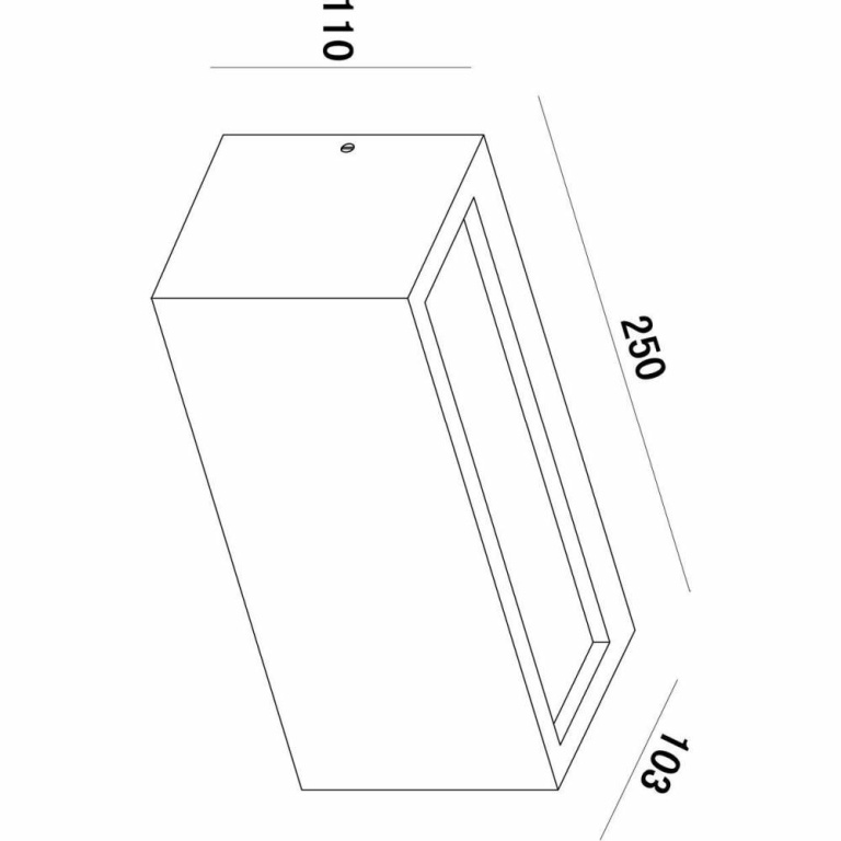 Deko-Light Wandaufbauleuchte, Rilongo A Up and Down, 1x max. 18 W E27, Grau, 220-240 V/AC, 50 / 60 Hz