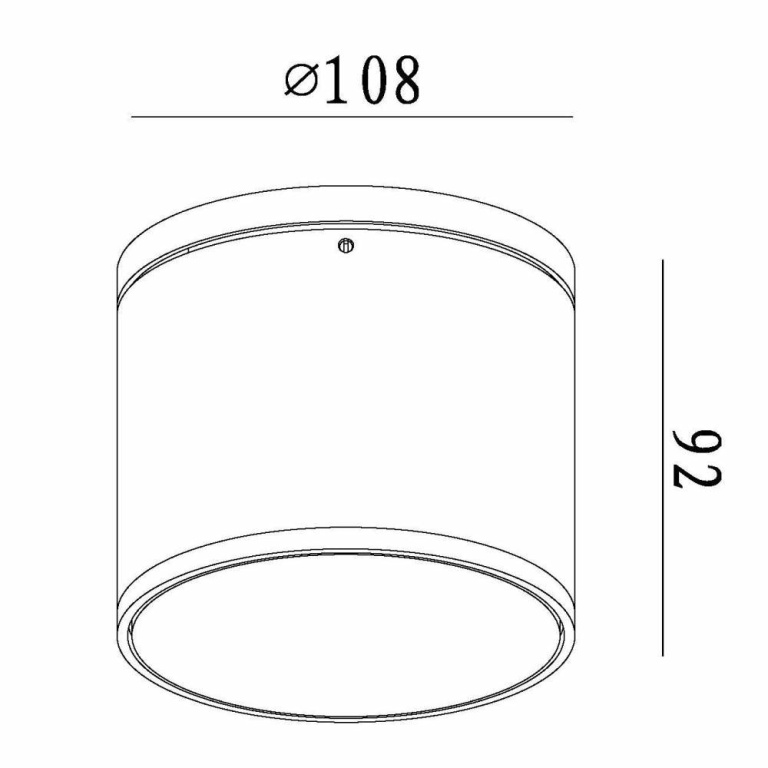 Deko-Light Deckenaufbauleuchte, Mob Round I, 1x max. 9 W GX53, Weiß, 220-240 V/AC, 50 / 60 Hz