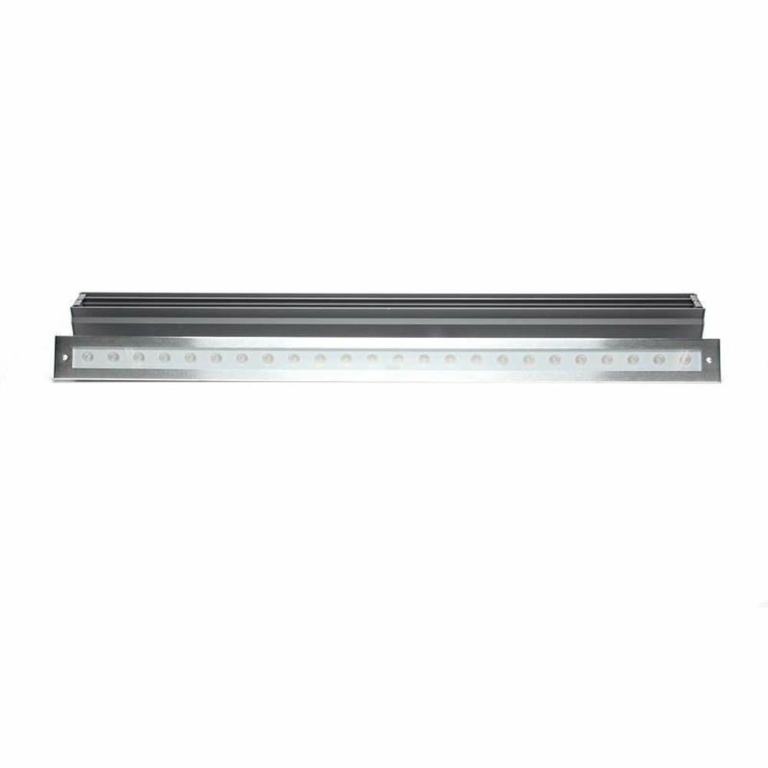 Deko-Light Bodeneinbauleuchte, Line VI, 42,8 W, RGB, Silber, Spannungskonstant, 24 V/DC