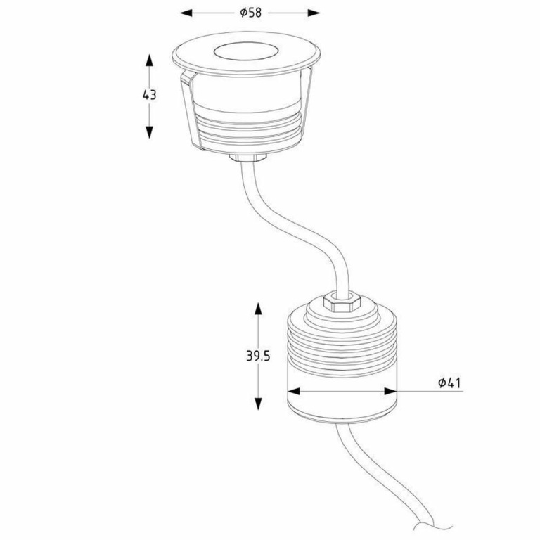 Deko-Light Bodeneinbauleuchte, Peacock, 2 W, 3000 K, Silber, 220-240 V/AC, 50 / 60 Hz