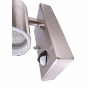 Wandaufbauleuchte, Zilly Up and Down Motion, 2x max. 35 W, Silber, 220-240 V/AC, 50 / 60 Hz