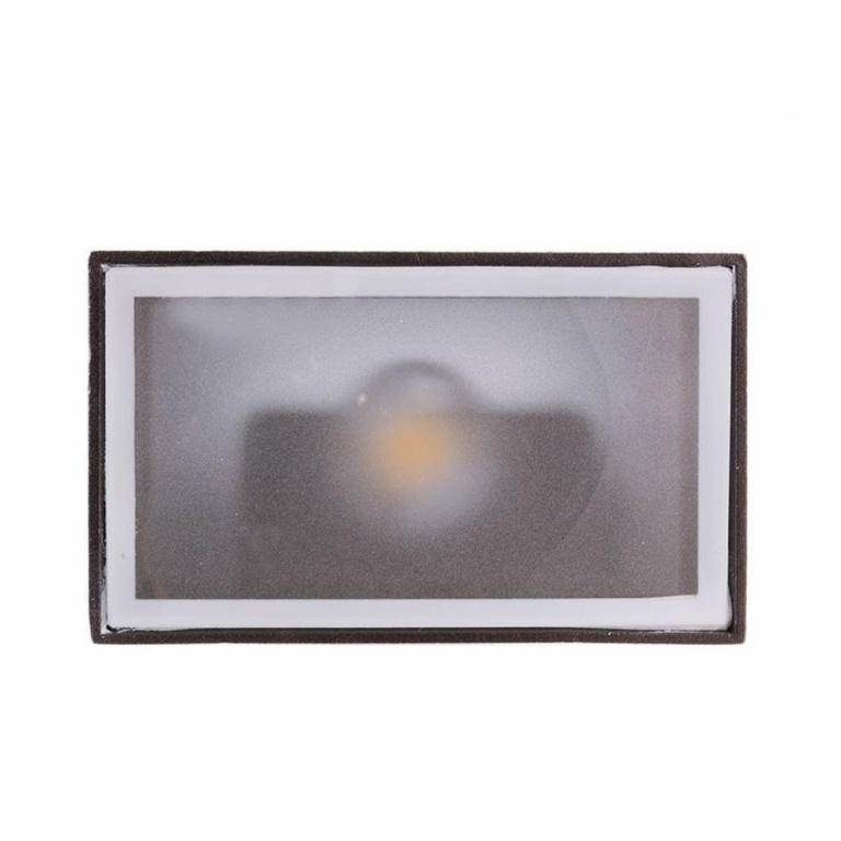 Deko-Light Wandaufbauleuchte, Kimbali Eckig, 6,5 W, 3000 K, Anthrazit, 220-240 V/AC, 50 / 60 Hz