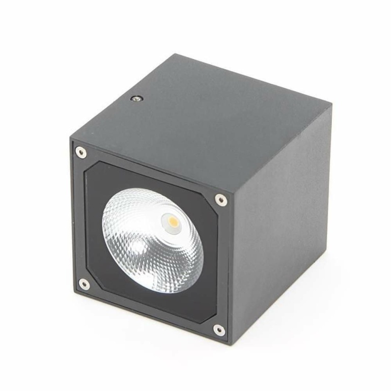 Deko-Light Wandaufbauleuchte, Cubodo II Double, 16 W, 3000 K, Grau, 220-240 V/AC, 50 / 60 Hz