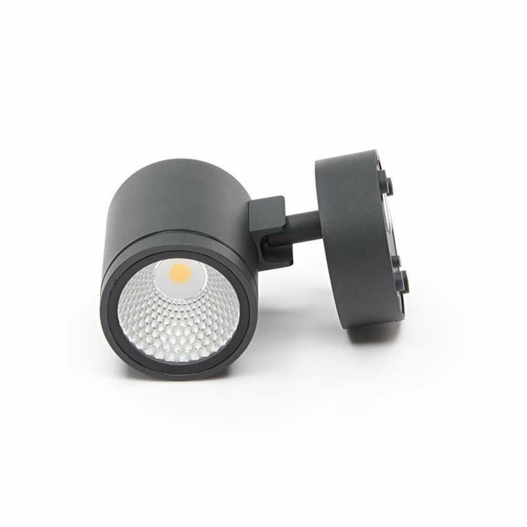 Deko-Light Wandaufbauleuchte, Mobby II, 10 W, DIM, 3000 K, Schwarz, 220-240 V/AC, 50 / 60 Hz