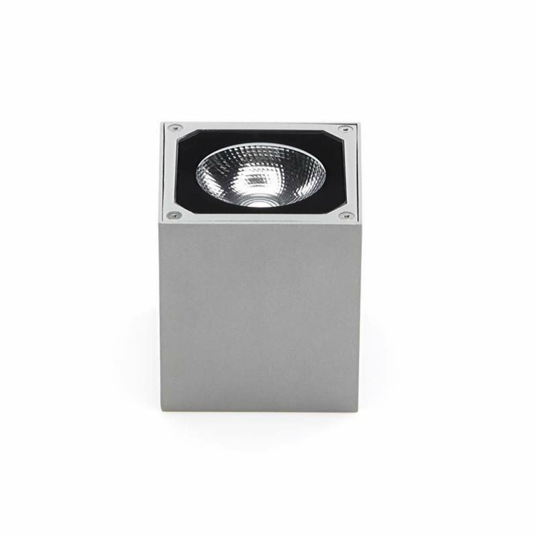 Deko-Light Wandaufbauleuchte, Cubodo II Single, 8,5 W, 3000 K, Silber, 220-240 V/AC, 50 / 60 Hz