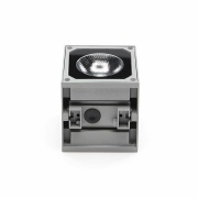 Wandaufbauleuchte, Cubodo II Single, 8,5 W, 3000 K, Silber, 220-240 V/AC, 50 / 60 Hz