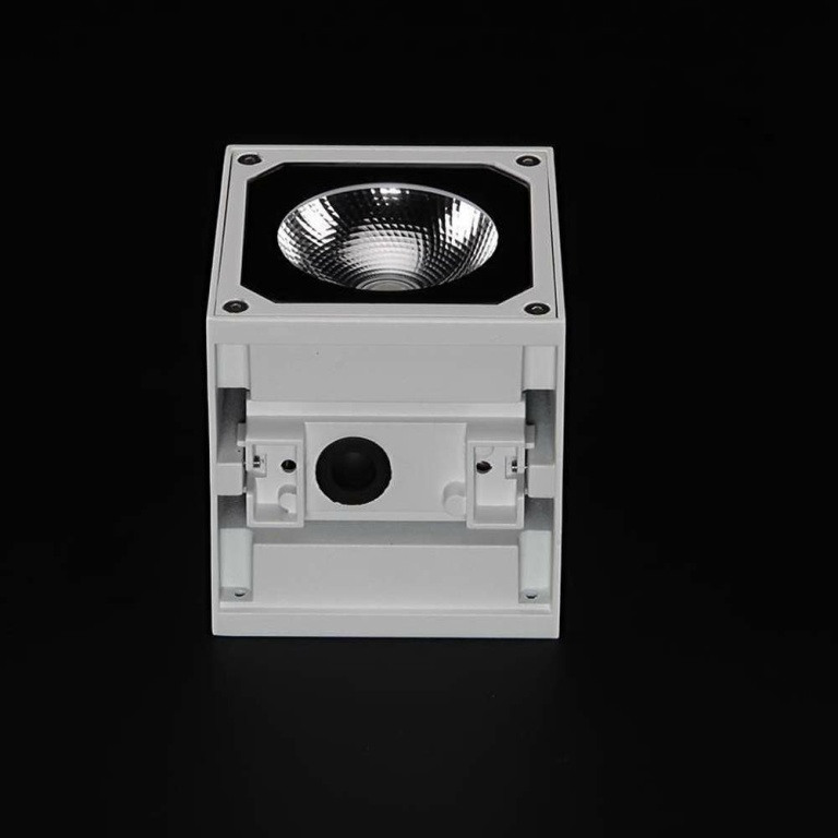 Deko-Light Wandaufbauleuchte, Cubodo II Single, 8,5 W, 3000 K, Weiß, 220-240 V/AC, 50 / 60 Hz