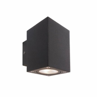 Deko-Light Wandaufbauleuchte, Cubodo II Double Mini, 10 W, 3000 K, Grau, 220-240 V/AC, 50 / 60 Hz