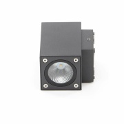 Wandaufbauleuchte, Cubodo II Double Mini, 10 W, 3000 K, Grau, 220-240 V/AC, 50 / 60 Hz