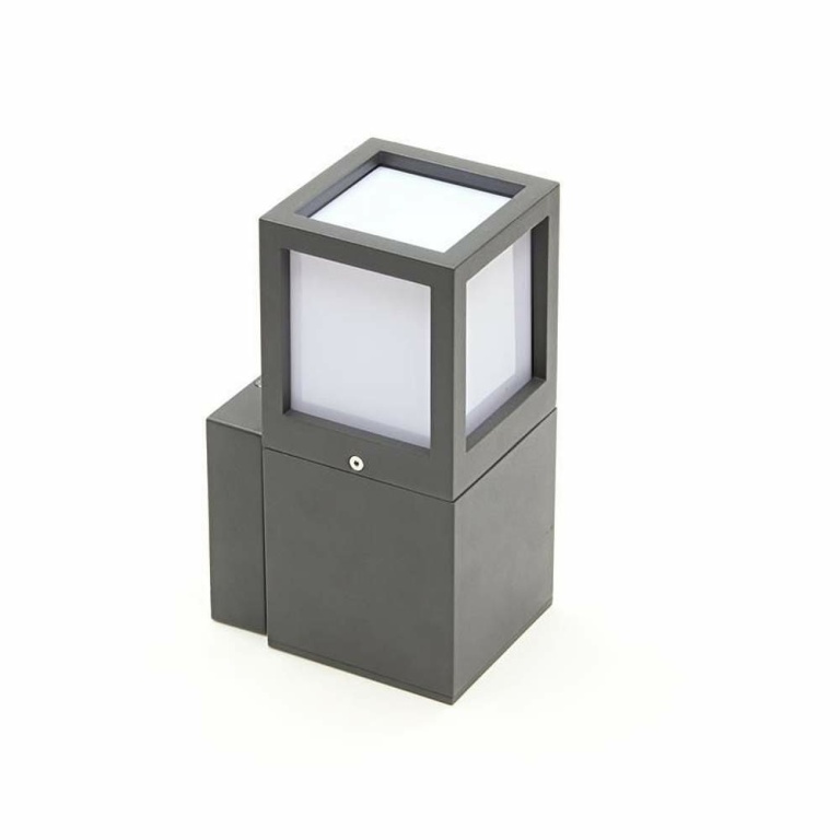 Deko-Light Wandaufbauleuchte, Facado A, 1x max. 20 W E27, Anthrazit, 220-240 V/AC, 50 / 60 Hz