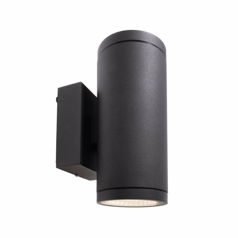 Deko-Light Wandaufbauleuchte, Mobby II Double, 20 W, DIM, 3000 K, Schwarz, 220-240 V/AC, 50 / 60 Hz