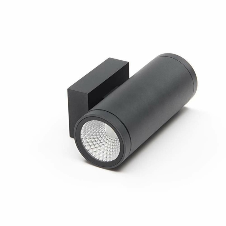 Deko-Light Wandaufbauleuchte, Mobby II Double, 20 W, DIM, 3000 K, Schwarz, 220-240 V/AC, 50 / 60 Hz