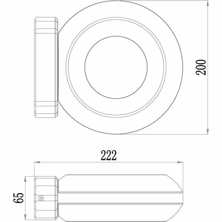 Deko-Light Wandaufbauleuchte, Muscae, 13 W, 3000 K, Grau, 220-240 V/AC, 50 / 60 Hz