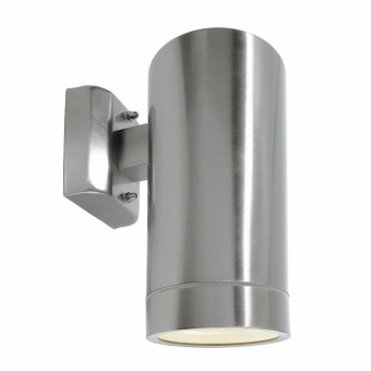 Deko-Light Wandaufbauleuchte, Zilly IV Down, 1x max. 18 W E27, Silber, 220-240 V/AC, 50 / 60 Hz