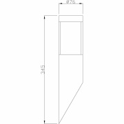 Wandaufbauleuchte, Porrima I, 1x max. 5 W GU10, Silber, 220-240 V/AC, 50 / 60 Hz