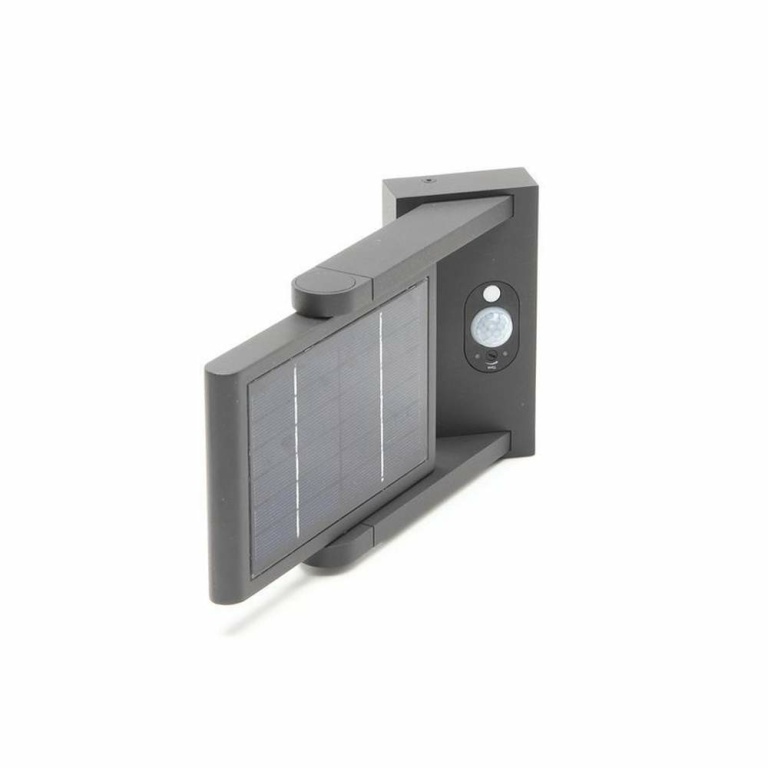 Deko-Light Solaraufbauleuchte, Solar Premium I Motion, 1,6 W, 3200 K, Grau, Spannungskonstant, 3.7 V/DC