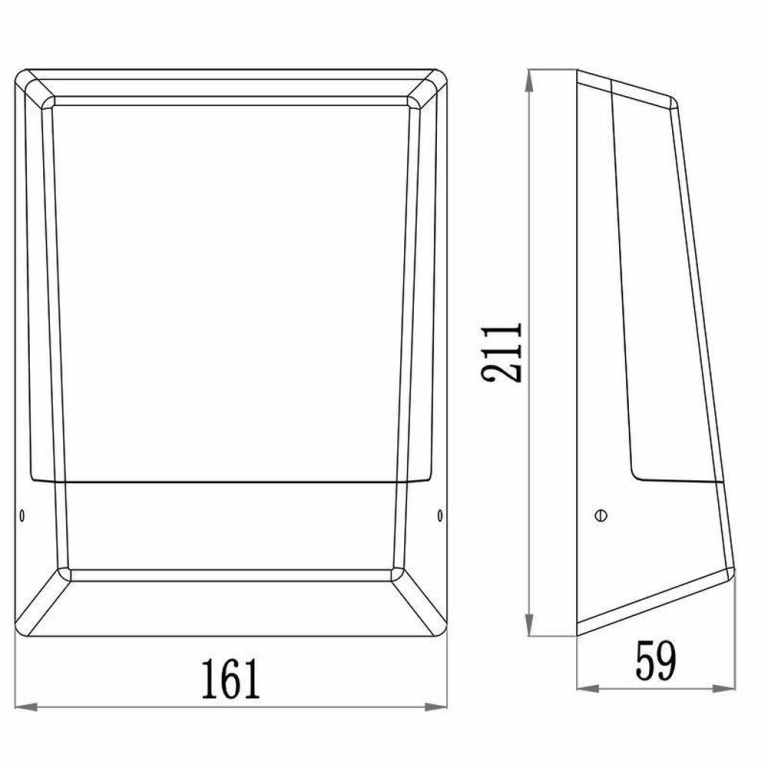 Deko-Light Wandaufbauleuchte, Gianfar, 13 W, 3000 K, Grau, 100-240 V/AC, 50 / 60 Hz