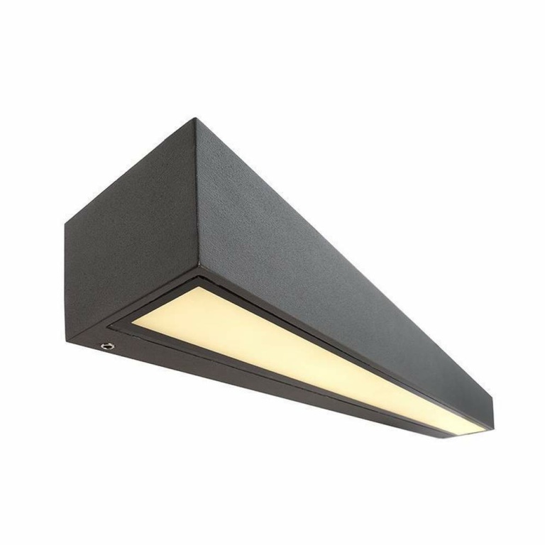 Deko-Light Wandaufbauleuchte, Linear II Double 500 mm, 20 W, 3000 K, Grau, 220-240 V/AC, 50 / 60 Hz