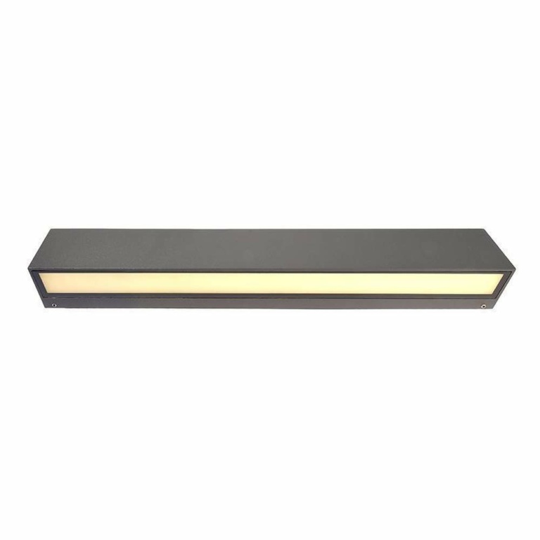 Deko-Light Wandaufbauleuchte, Linear II Double 500 mm, 20 W, 3000 K, Grau, 220-240 V/AC, 50 / 60 Hz