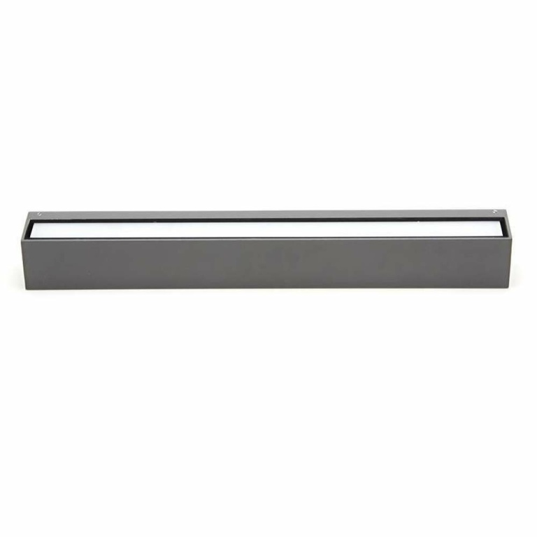 Deko-Light Wandaufbauleuchte, Linear II Double 500 mm, 20 W, 3000 K, Grau, 220-240 V/AC, 50 / 60 Hz