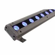 Wallwasher, Wallwasher Caph Asymetrisch, 60 W, RGB/3000 K, Grau, Spannungskonstant, 24 V/DC