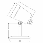 Fluter, Colt COB, 4 W, DIM, 3000 K, Schwarz, 220-240 V/AC, 50 / 60 Hz