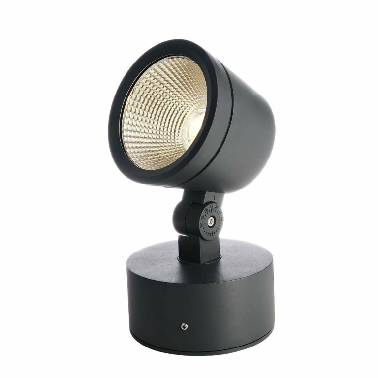 Deko-Light Fluter, Colt COB, 15 W, DIM, 3000 K, Schwarz, 220-240 V/AC, 50 / 60 Hz