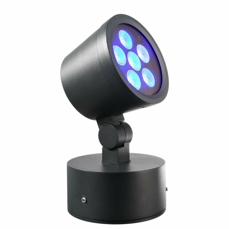 Deko-Light Fluter, Colt, 16W, RGB/3000 K, Schwarz, Spannungskonstant, 24 V/DC