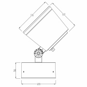 Fluter, Colt, 25 W, RGB/3000 K, Schwarz, Spannungskonstant, 24 V/DC