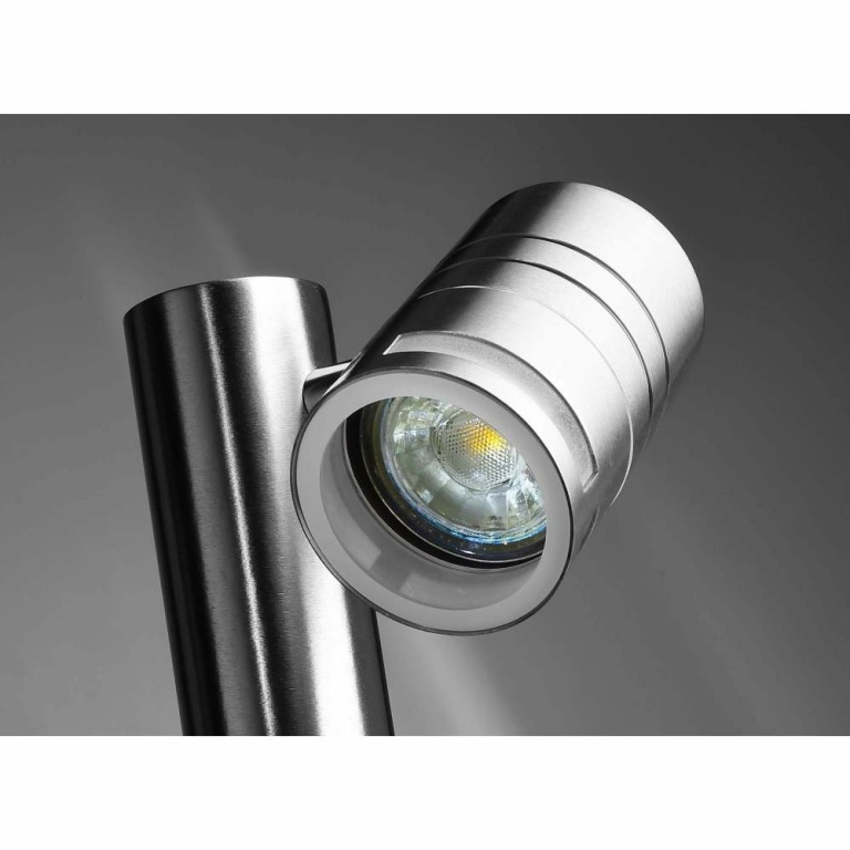 Deko-Light Pollerleuchte, Zilly II 500 mm, 1x max. 10 W GU10, Silber, 220-240 V/AC, 50 / 60 Hz