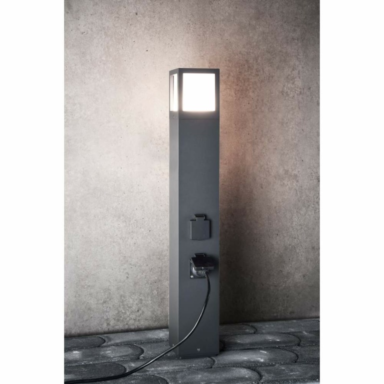 Deko-Light Energieverteiler, Facado Socket 1000 mm, 1x max. 20 W E27, Anthrazit, 220-240 V/AC, 50 / 60 Hz