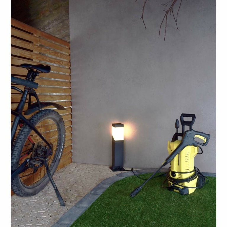 Deko-Light Energieverteiler, Steckdosenturm Puka Mana 620 mm, 3680 W, 1x max. 13 W E27, Grau, 220-240 V/AC, 50