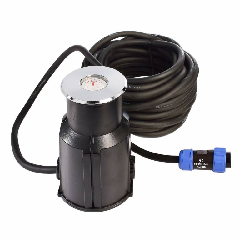 Deko-Light Unterwasserleuchte, Snapper II, 3 W, 3000 K, Silber, Spannungskonstant, 24 V/DC