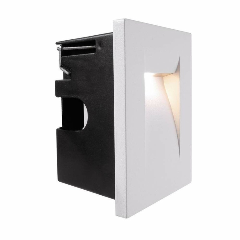 Deko-Light Wandeinbauleuchte, Yvette II, 4,7 W, 3000 K, Weiß, 220-240 V/AC, 50 / 60 Hz